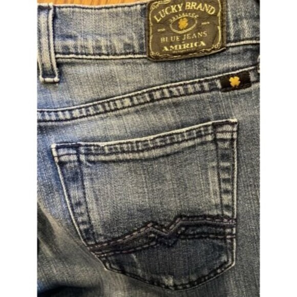 Lucky Brand Jeans Womens Sz 4/27 Leslie Sweet N Low Bootcut Stretch Low Rise Y2K - Picture 3 of 8
